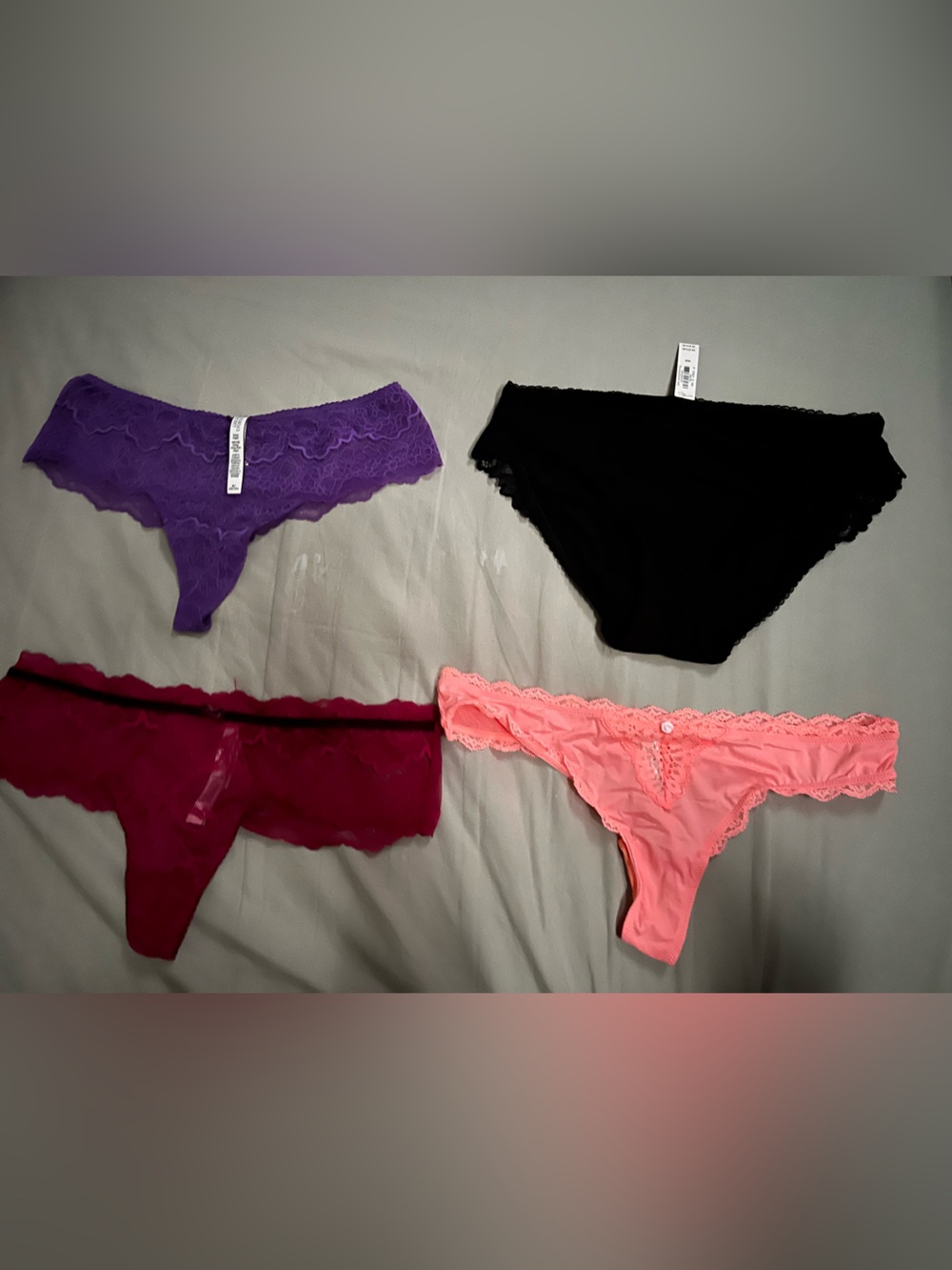 Victoria’s Secret Lace panties set of 4